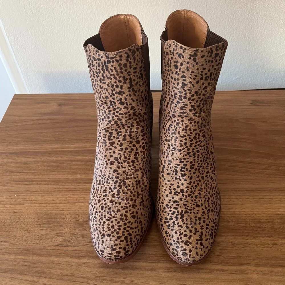 Madewell The Laura Chelsea Boot in Spotted Calf Hair Size 8 - Picture 4 of 7